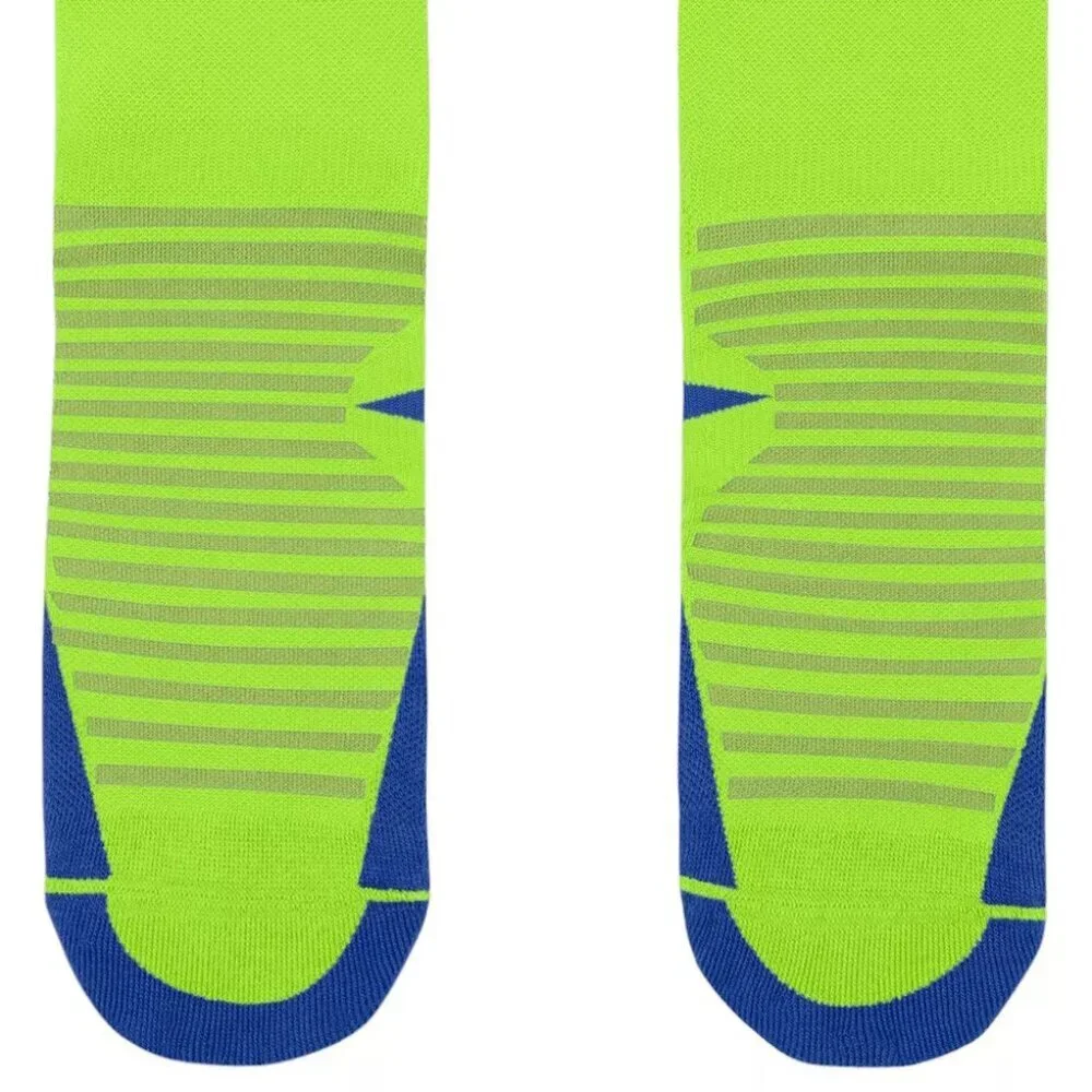 NWT Nike Spark Cushioned Crew Yellow Running Socks